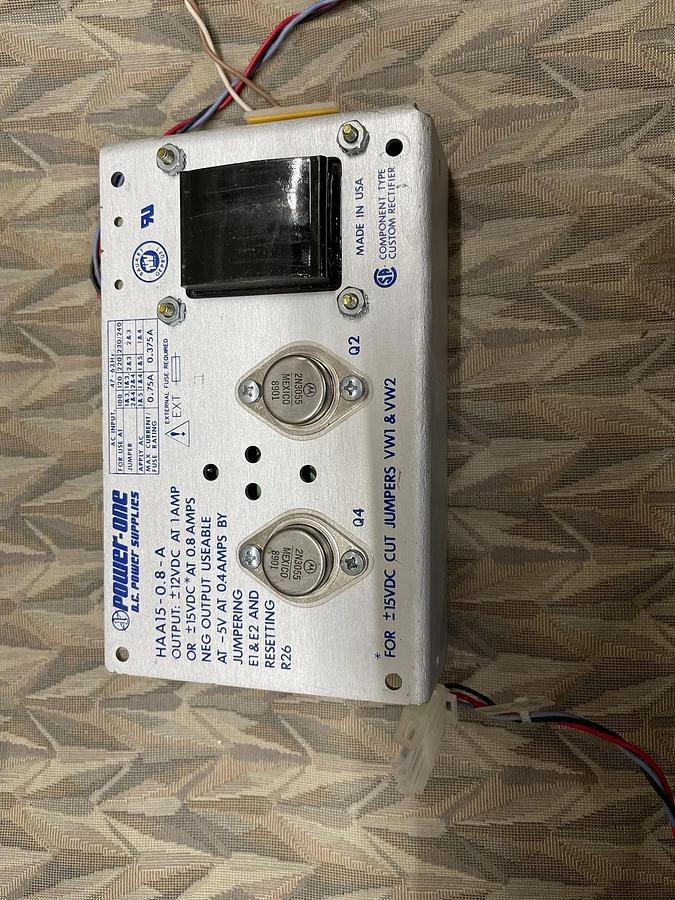Used Power-One HAA15-0.8-A Power Supply