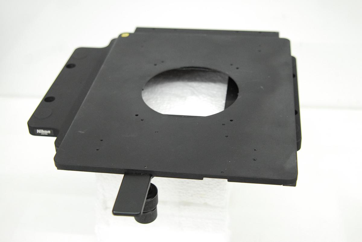 Used Nikon T-SSR Short-handle Rectangular Microscope Stage (Eclipse TE2000-E)