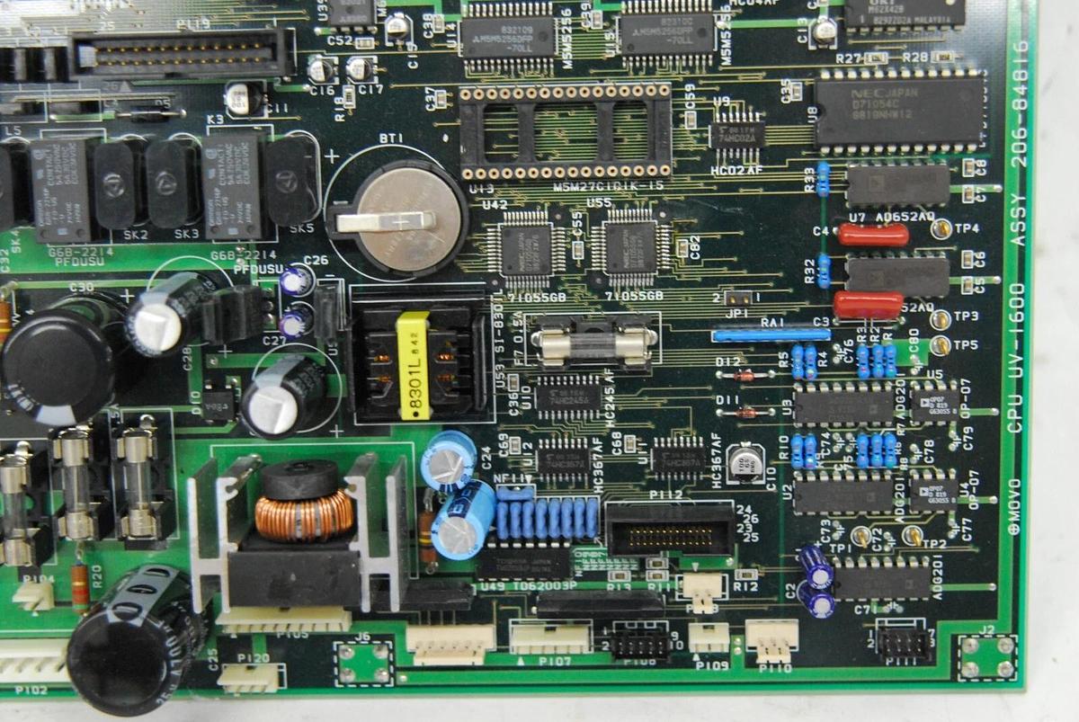 Used Shimadzu CPU UV-1600 206-84816-91 206-84817C Control Board - UV-2401 PC