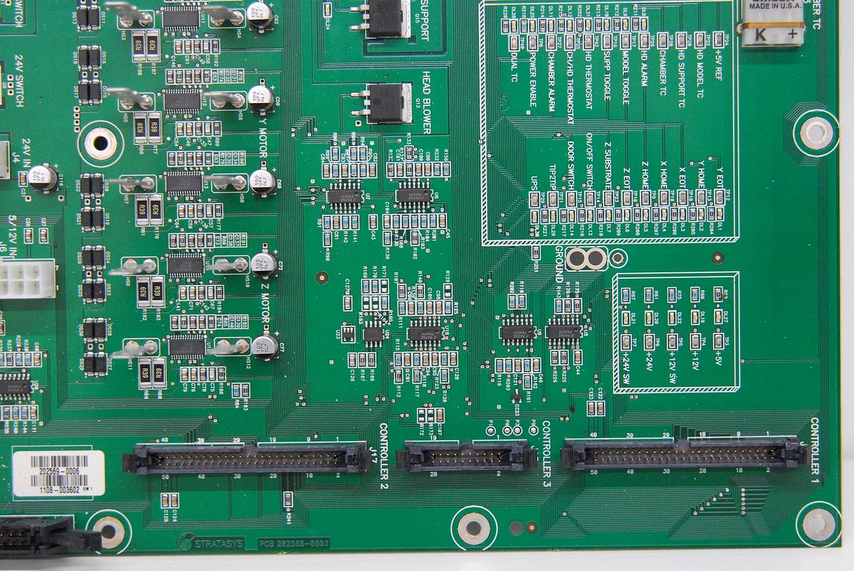 Used Stratasys 202569-0006 Control Board - Dimension sst 1200es 3D Printer