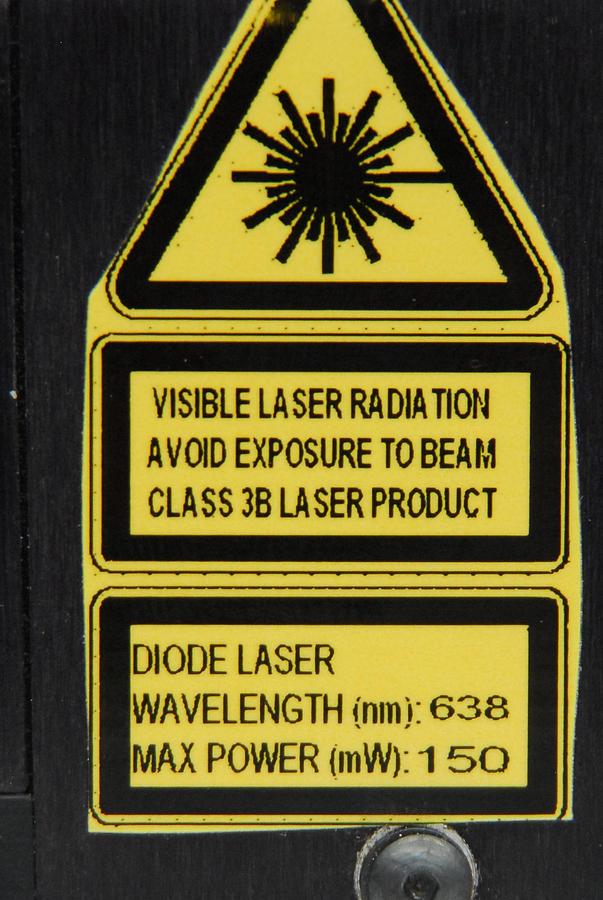 Used Melles Griot 56ICS/S2669 Red Diode Laser 638nm 12mW
