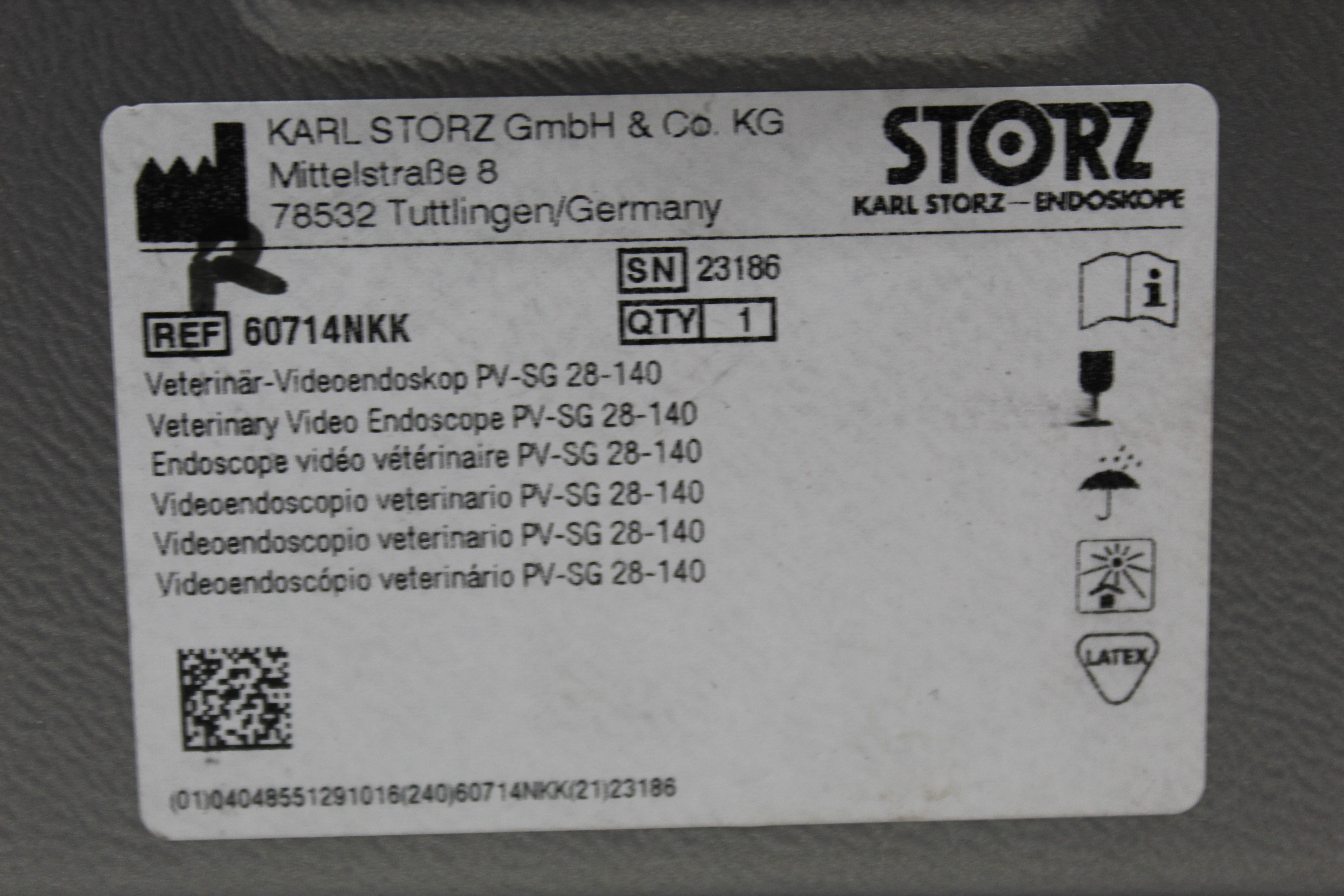 Used Karl Storz 60714NKK Veterinary Video Endoscope 220V