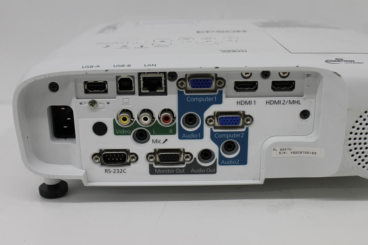 Used Epson Powerlite 2247U 3LCD Projector