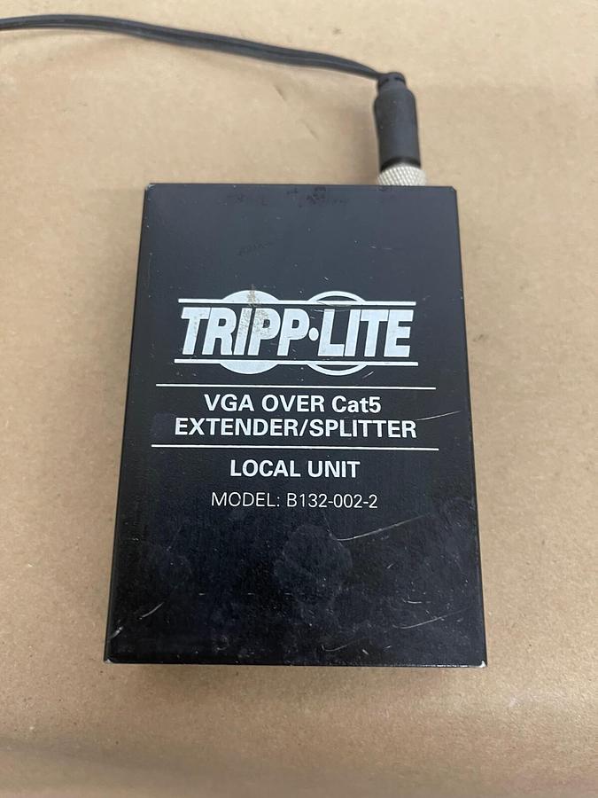 Used Tripp Lite B132-002-2 VGA over Cat5 Extender Mounting Hardware