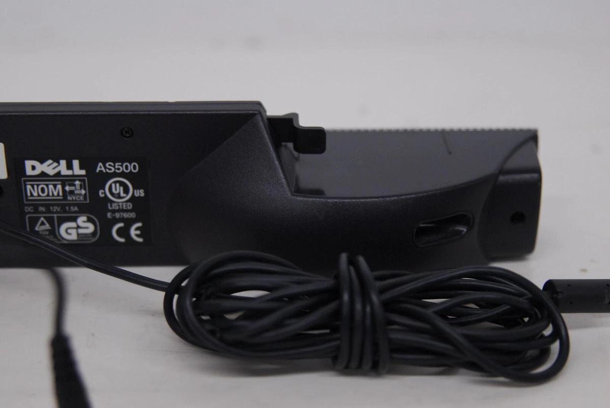 Used Dell AS500 Sound Bar Multimedia PC Speaker - TESTED
