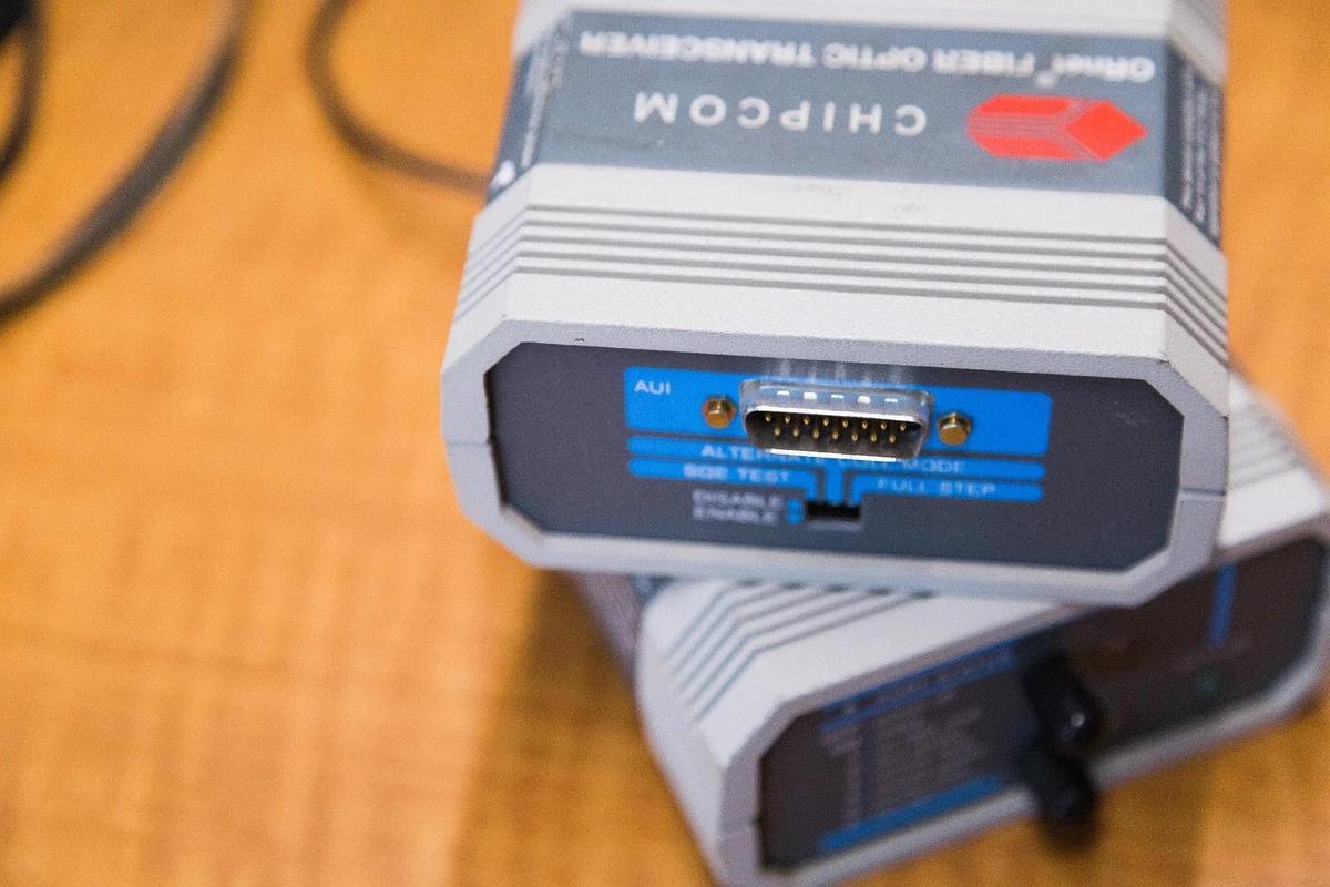 Chipcom ORnet Fiber Optic Transceivers 9301T-ST - Lot of 2