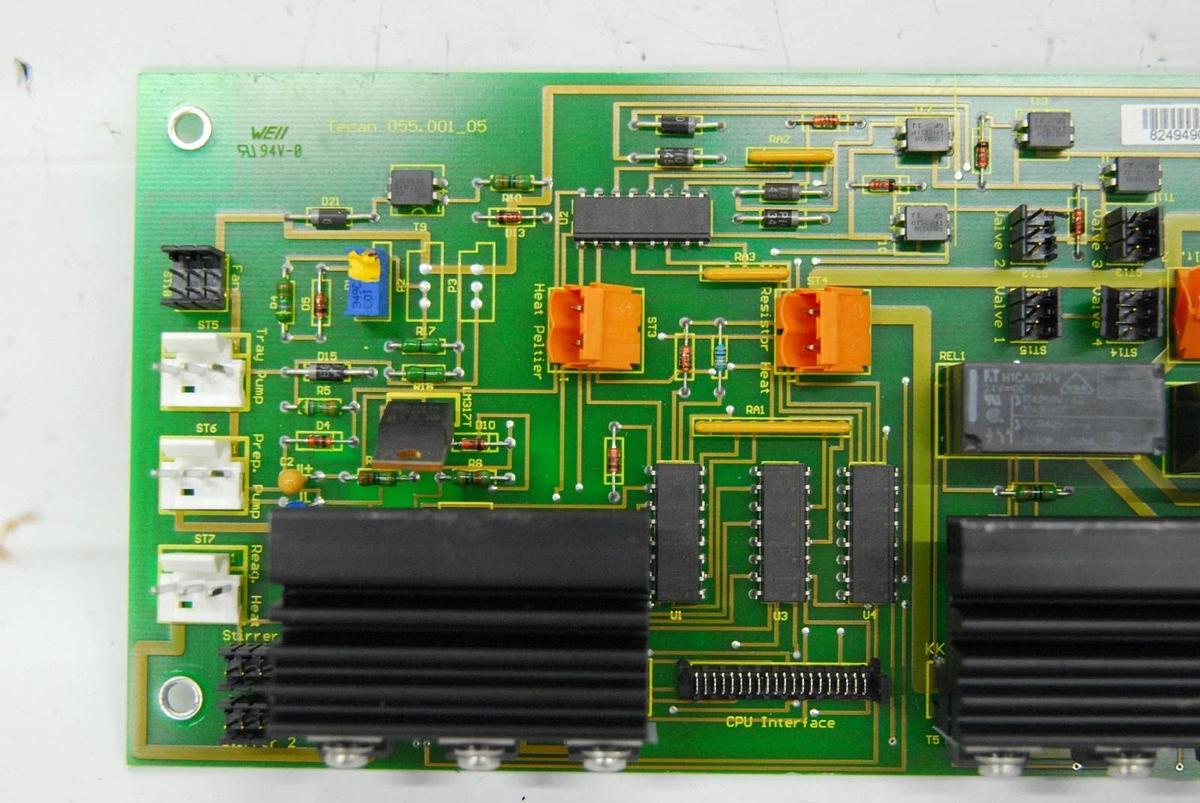 Used Tecan 055.001_05 Power Control Board