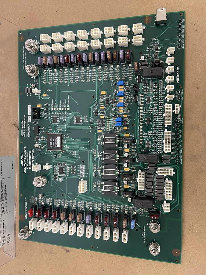 Used Applied Biosystems PCB,TOF - TOF DC Distribution Board P/N: 4324489 Asy: 4324490