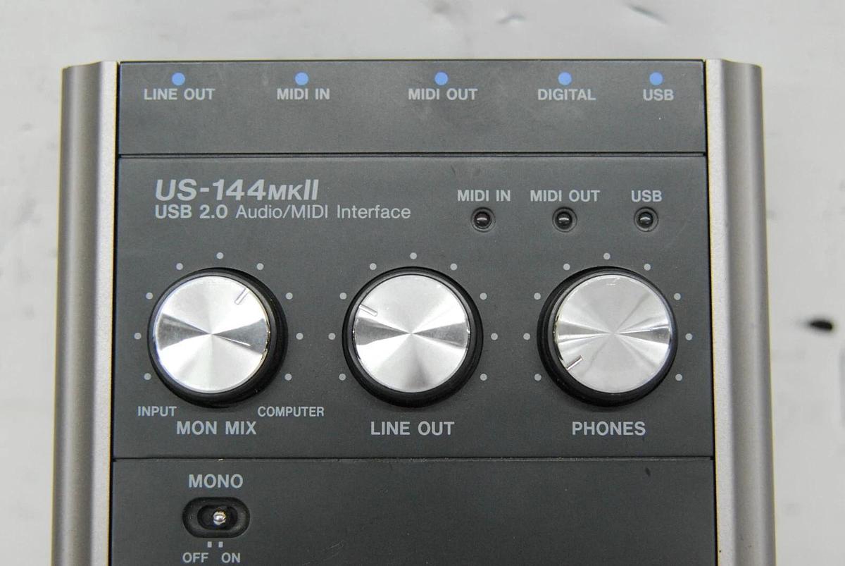 Used Tascam US144MKII USB 2.0 Audio MIDI Interface Bus-powered - TESTED 43774024858