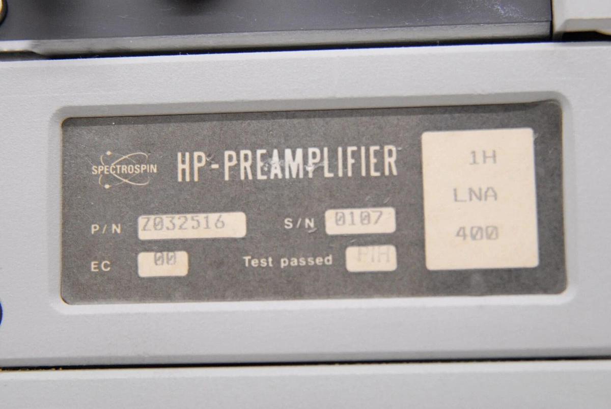Used Bruker Spectrospin HPPR Preamplifier W/ Z032516, Z002667, Z002517 Modules