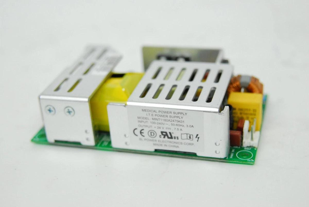 Used SL Power MINT1180A2475K01 +24V 7.5A - I. T. E Power Supply, Medical Power Supply