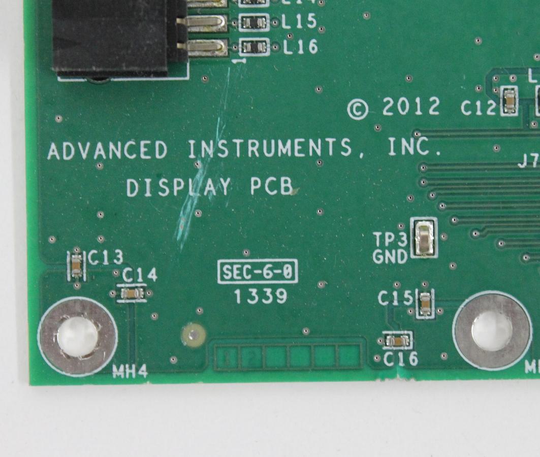 Used Advanced Instruments 200155PC Display PCB [Analyzer A20]