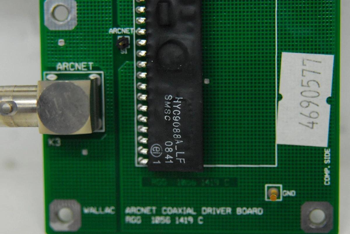 Used Wallac 1056 1419 C RGG Arcnet Coaxial Driver Board