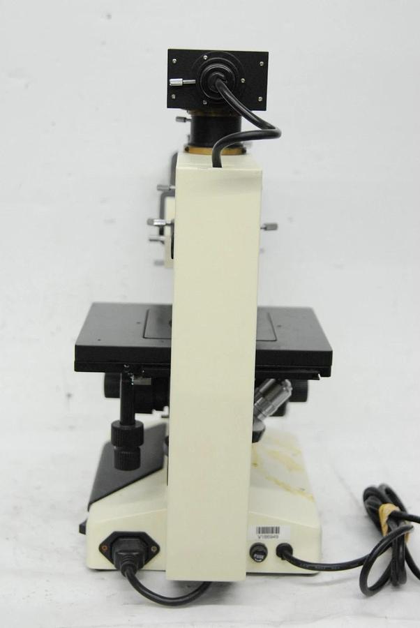 Used VWR VistaVision Inverted Trinocular Microscope W/ 10x, 25x PL L Objectives