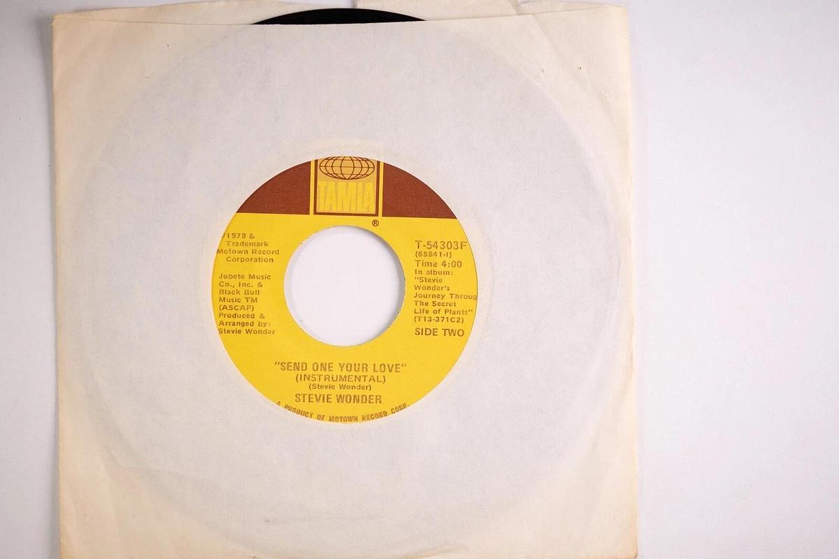 Used Stevie Wonder 45 Records Lot Of 3
