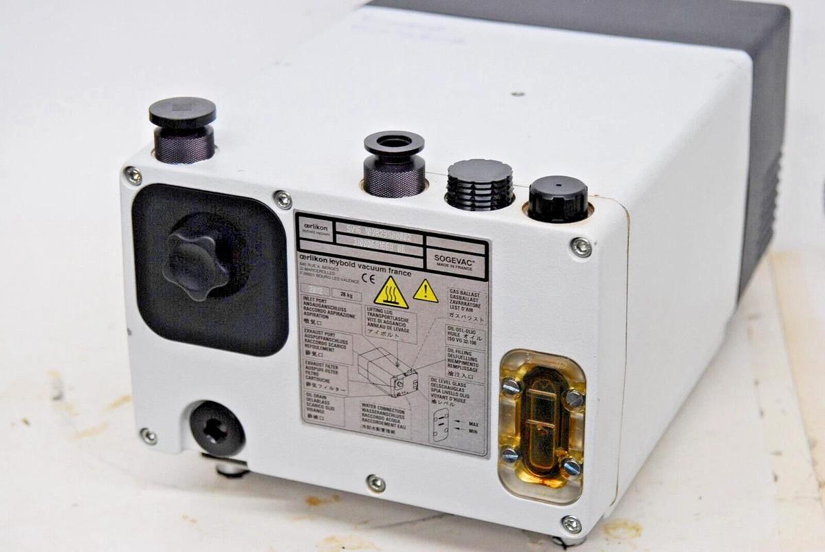 Used Oerlikon Leybold Sogevac SV16 109829900002 Vacuum Pump 230V