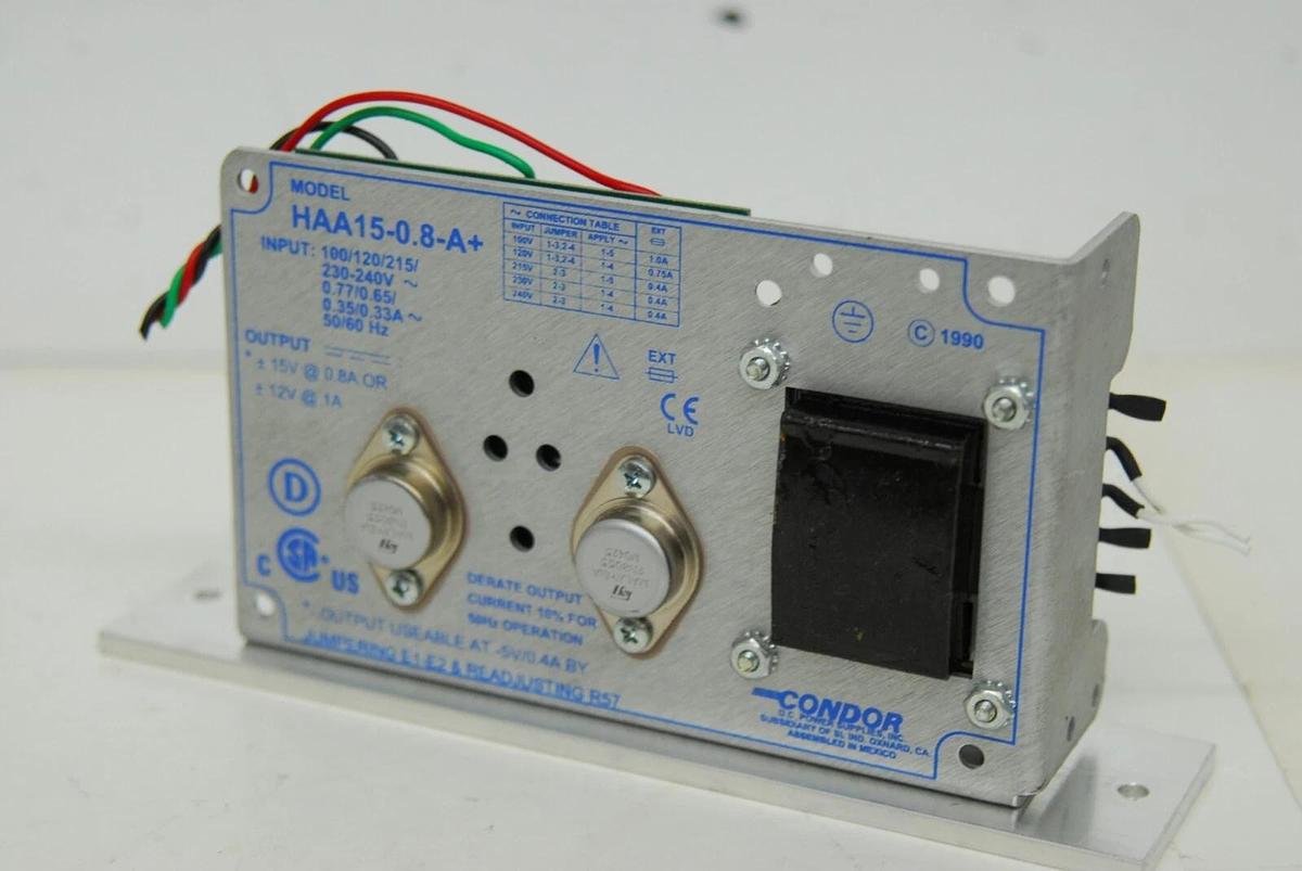 Used Condor HAA15-0.8-A+ Power Supply