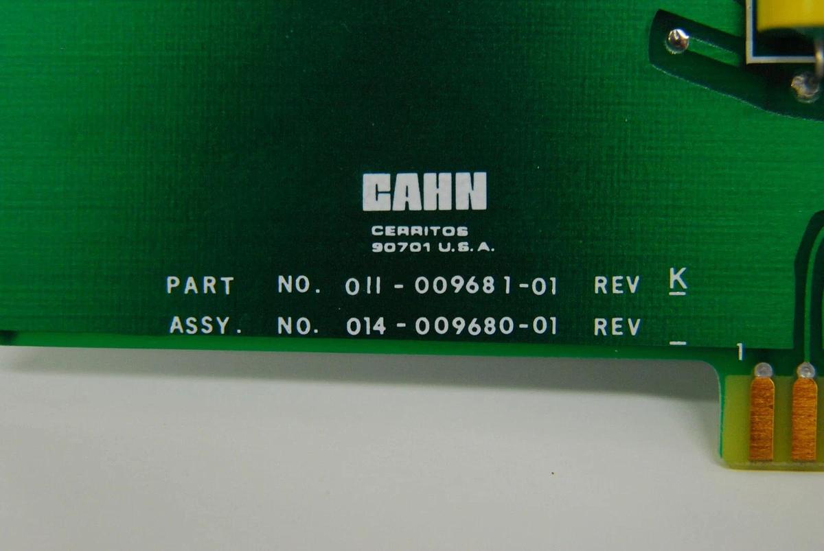 Used Cahn 011-009681-01 014-009680-01 Power Board (C-35 Microbalance)