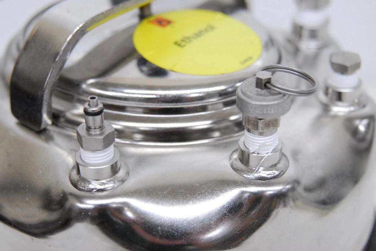 Used BD FACSAria II Fluidics Cart - Ethanol Shutdown Tank UM 5L 316L MAWP