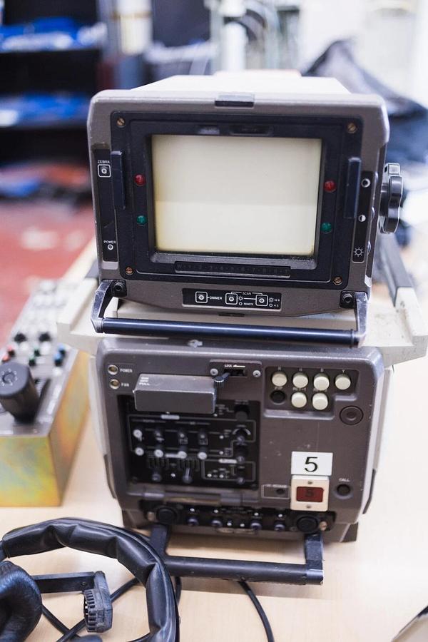 Used Ikegami HK-388W Camera Head Base with OCP 388 CCU and Beyerdynamic Headset