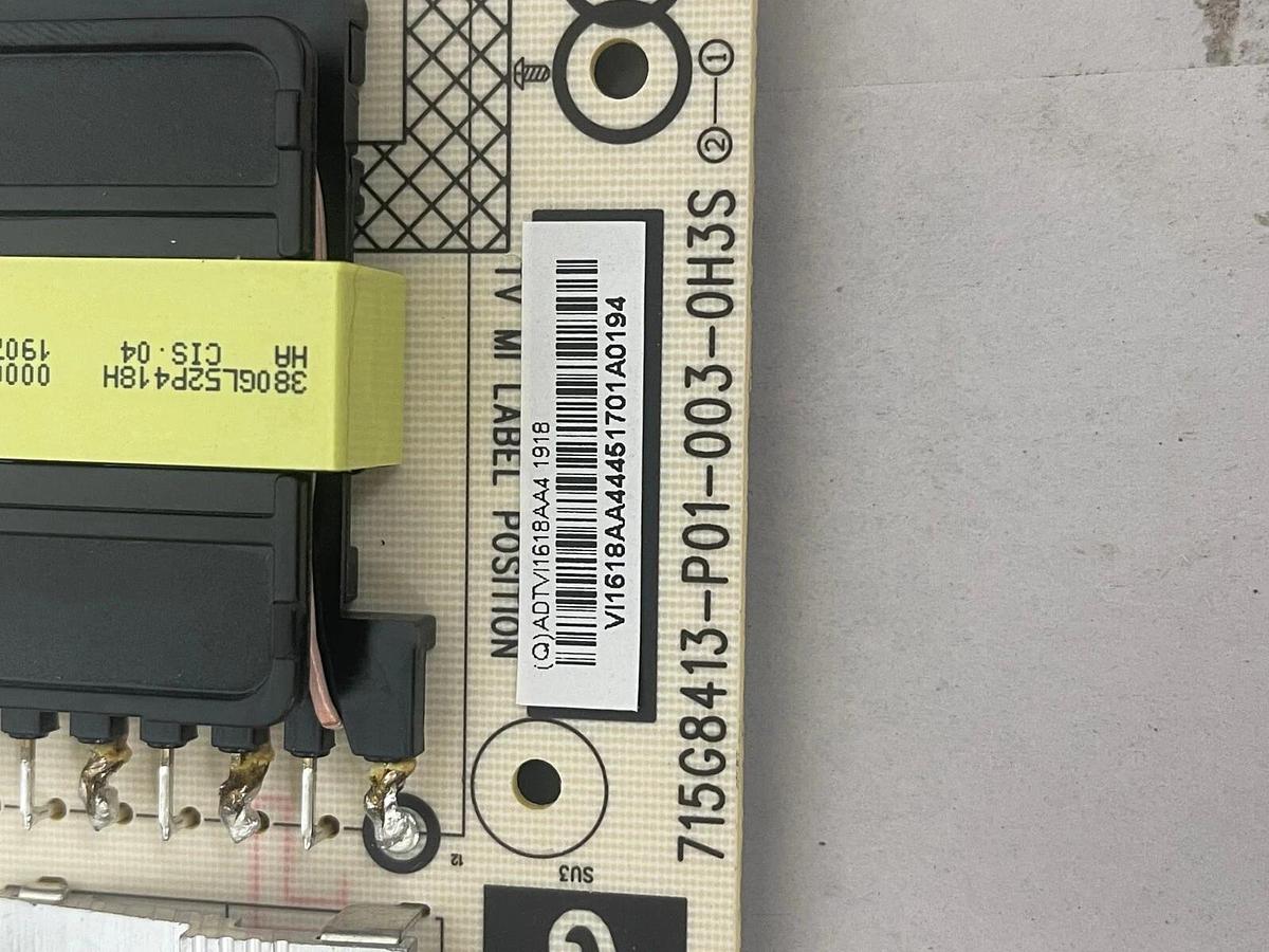 Used NEC 715G8413-P01-003-0H3S (ADTVI1618AA4) Power Supply Board (for E557Q)