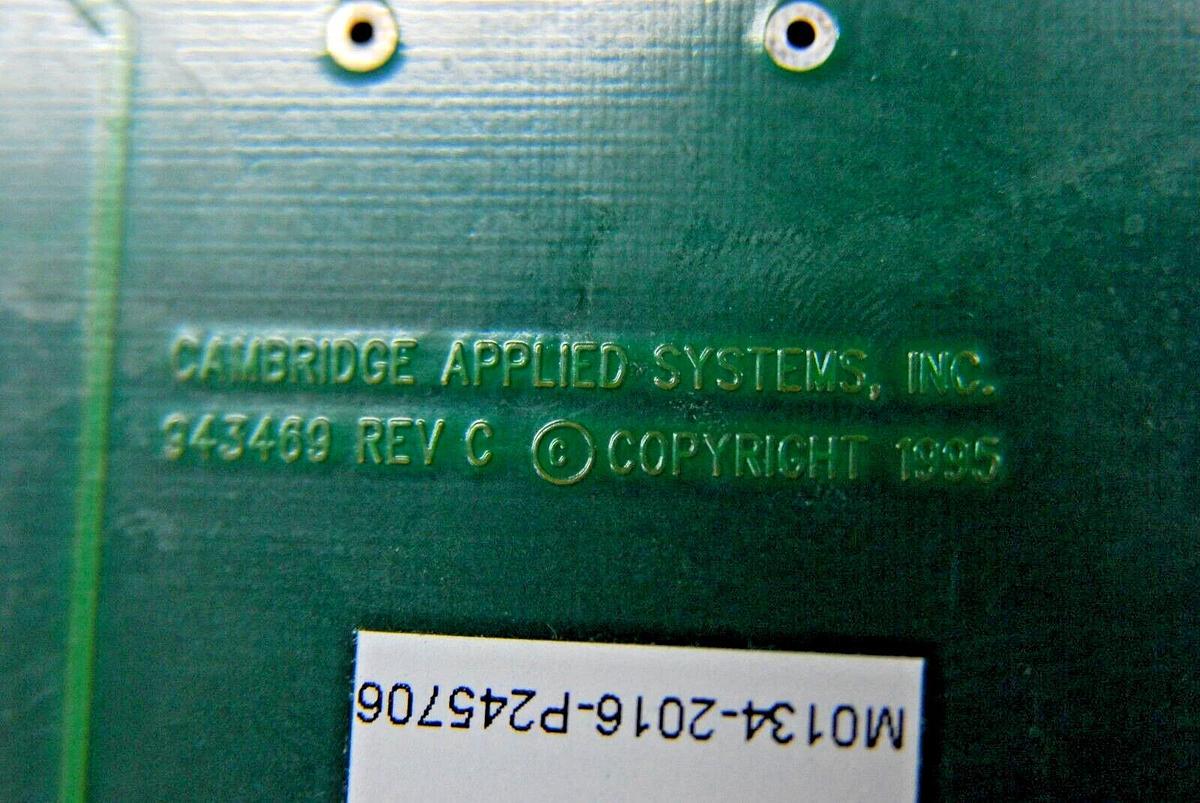 Used Cambridge Applied Systems 943469 REV C Board M0134-2016-P245706 (ViscoLab 3000)