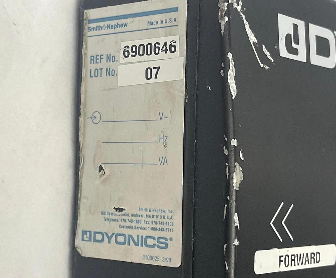 Used Smith Nephew Dyonics 6900646 Foot Switch