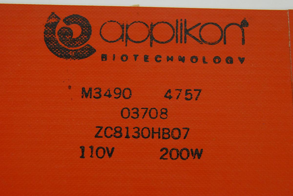 Used Applikon ZC8130HB07 Bioreactor Fermenter Vessel 110V 200W Heating Pad