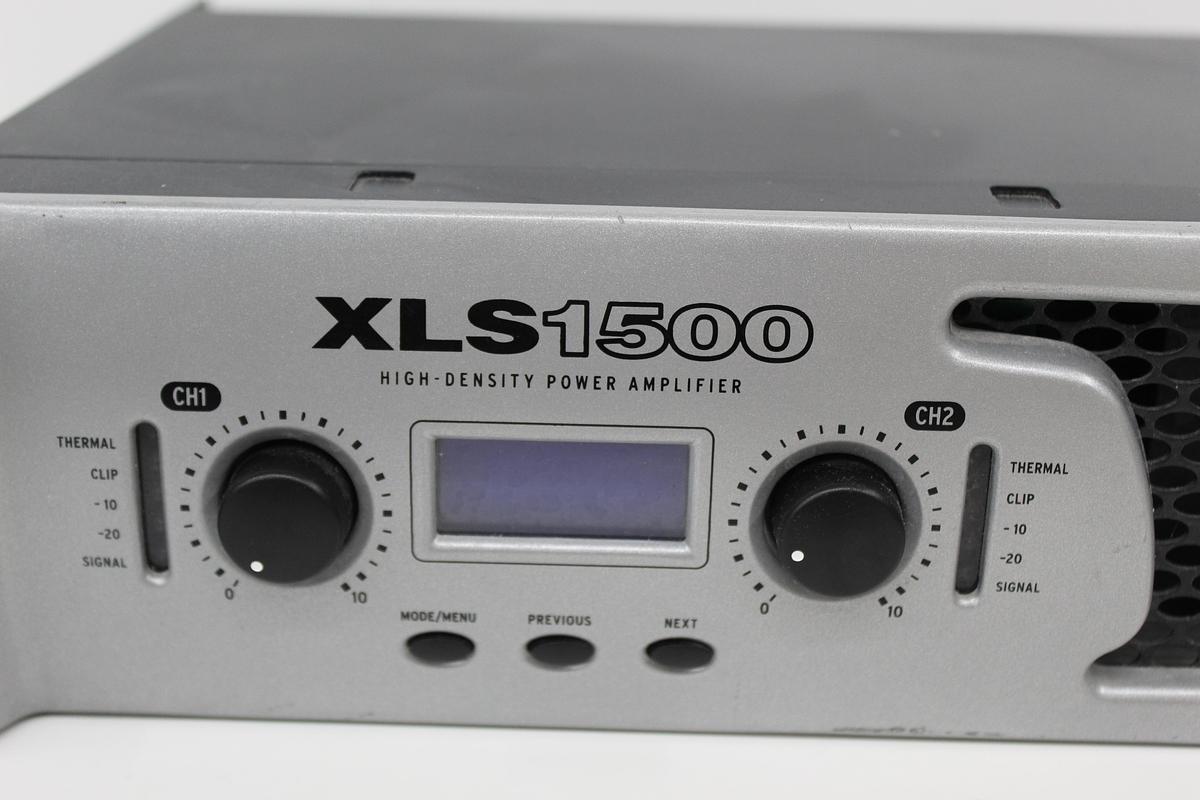 Used Crown XLS1500 2-Channel High Density Power Amplifier