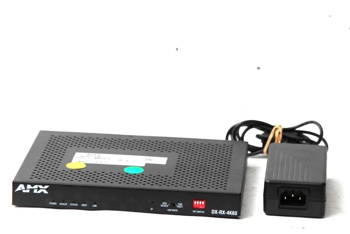 Used AMX FG1010-512-01 DX-RX-4K60 Video Extender Receiver Black