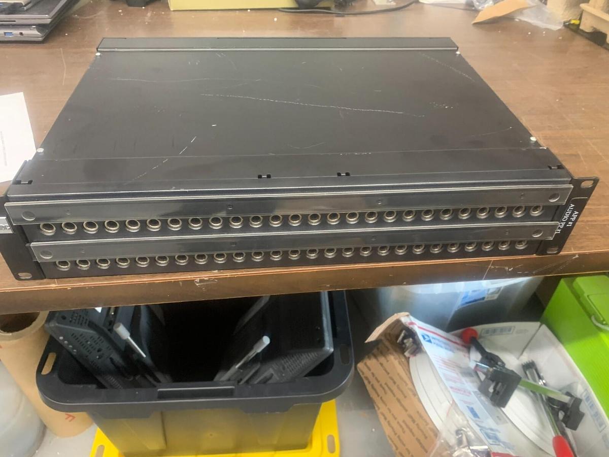 Used ADC PPA3-14MKII26NS 26x2 Audio Patch Bay & Panel