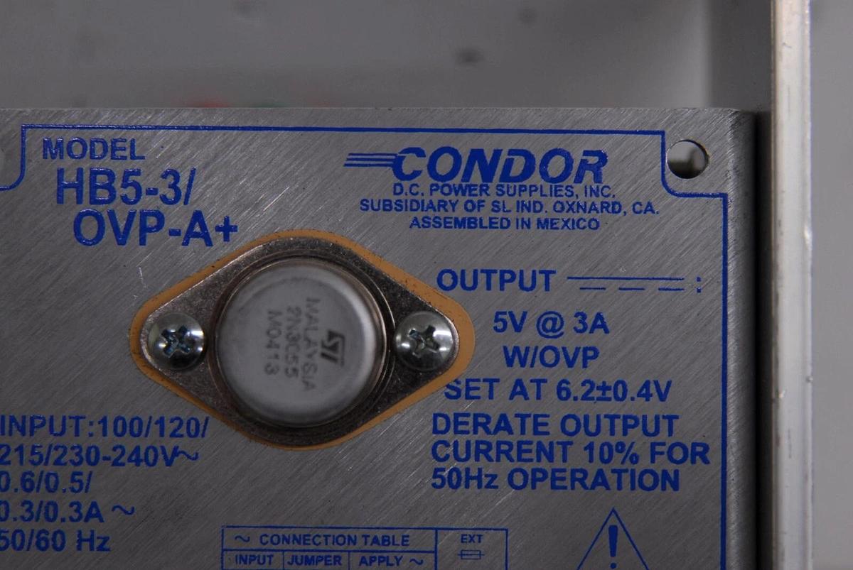 Used Condor HB5-3/OVP-A+ Power Supply