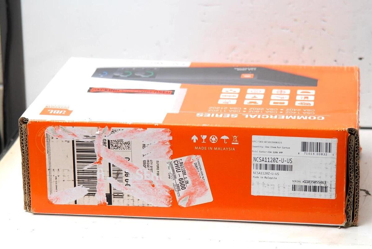 Used JBL CSA 140Z 40W 70/100V Power Amplifier - Used In Box
