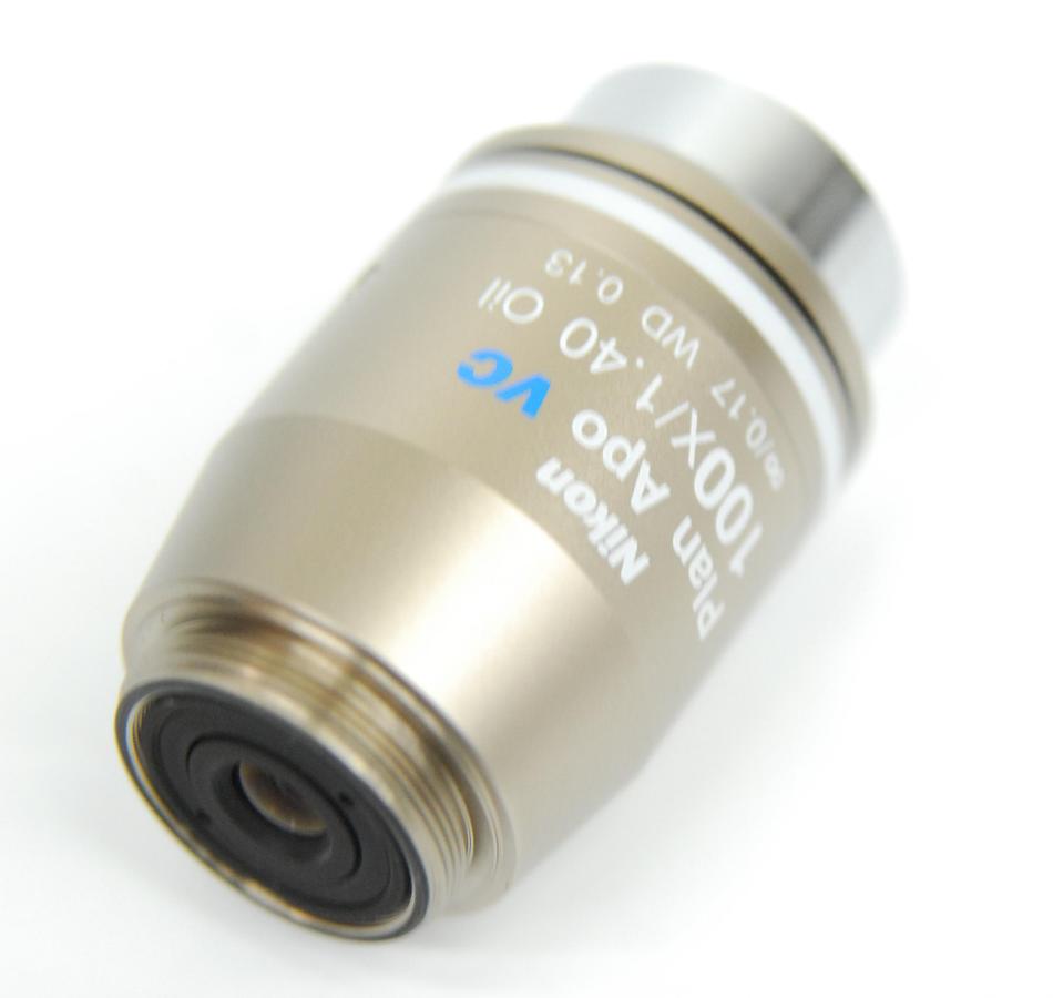 Used Nikon Plan APO VC 100x/1.40 Oil ∞/0.17 DIC N2 M25 Microscope Objective