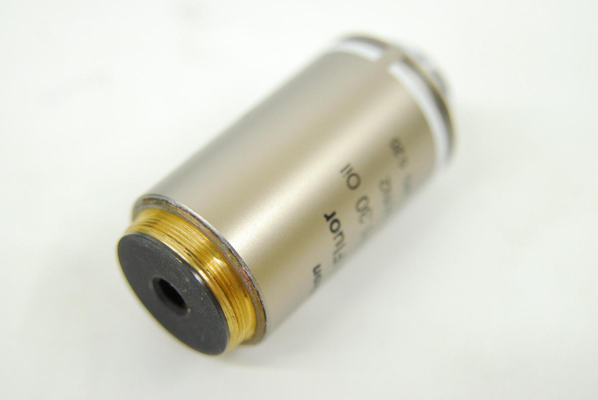 Used Nikon Plan Fluor 100X/1.30 Oil DIC H/N2 ∞/0.17 WD 0.20 Microscope Objective