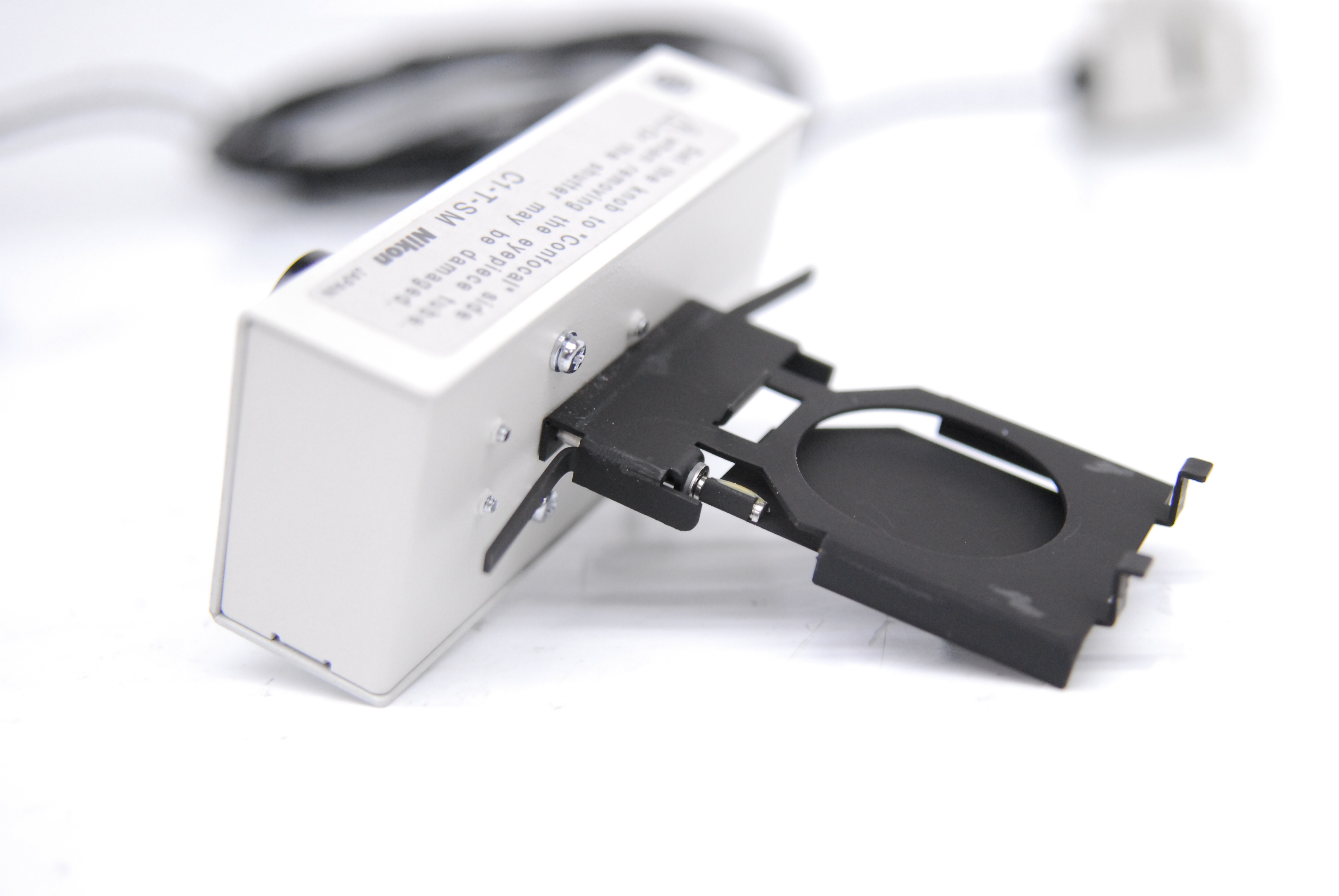 Used Nikon C1-T-SM D-Eclipse Confocal Microscope Laser Safety Shutter w/ Pillar Interlock Switch