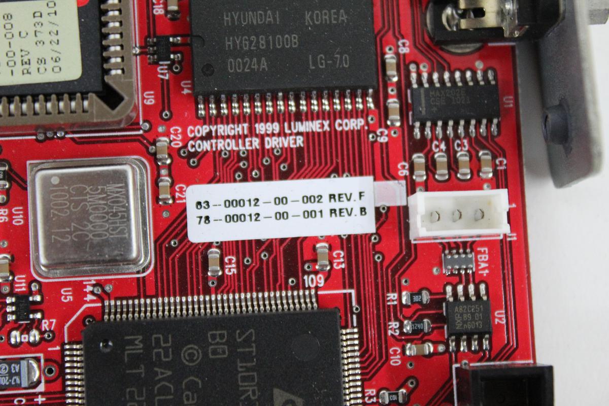 Used Luminex Liquid Array Analyzer Controller Driver PCB 63-00012-00-002