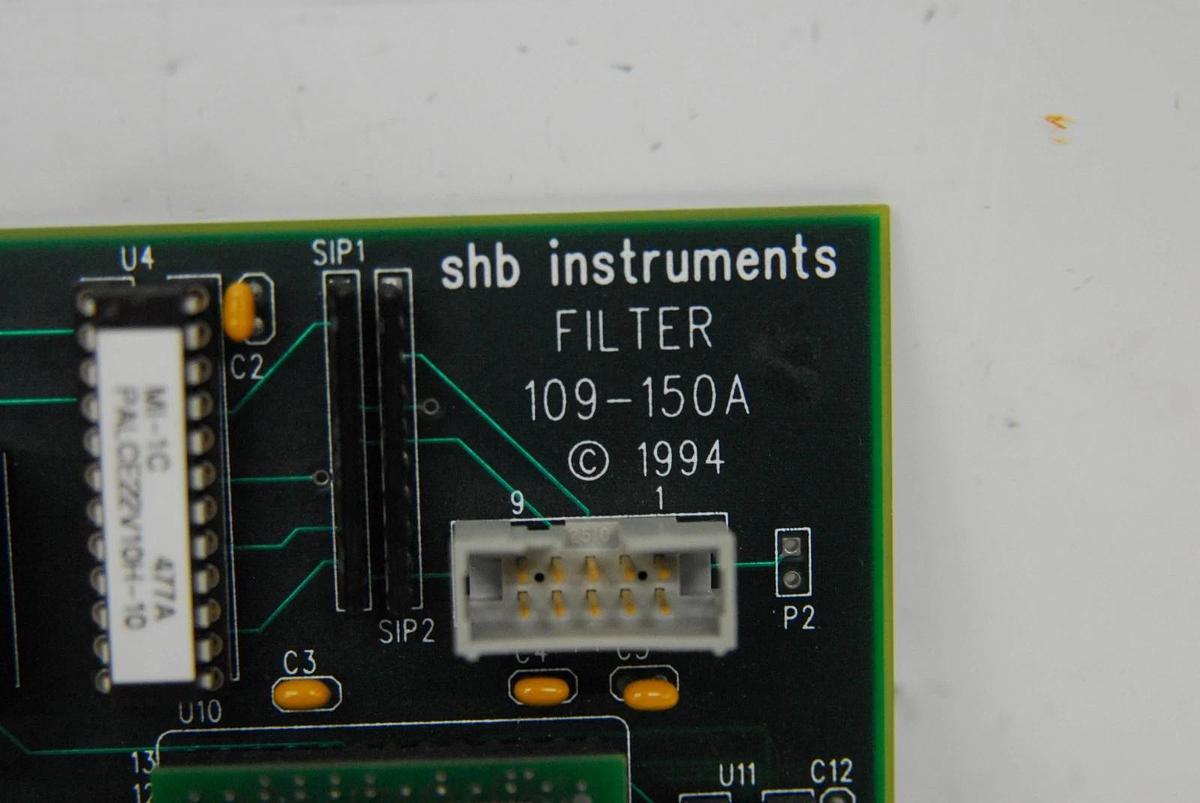 Used SHB Instruments 109-150A Filter Board - 109 Hysteresis Loop Tracer