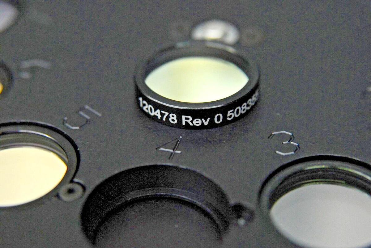 Used FW 007-50-25 12-Position Motorized Filter Wheel W/ 10 Filters - Ivis Lumina II