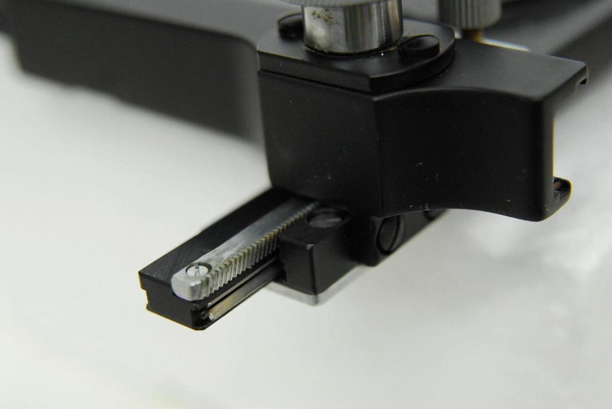 Used Nikon S-KT SKT Microscope Square X-Y Mechanical Stage & Slide Holder