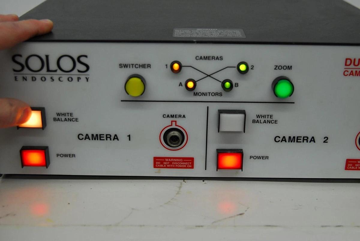 Used Solos Endoscopy GS-9490S NTSC Dual Image Camera System