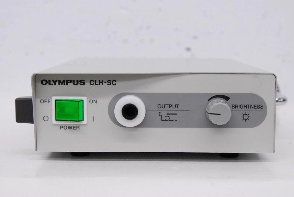 Used Olympus CLH-SC Halogen Light Source w/ O5.0x10.0ST Gray Light Guide