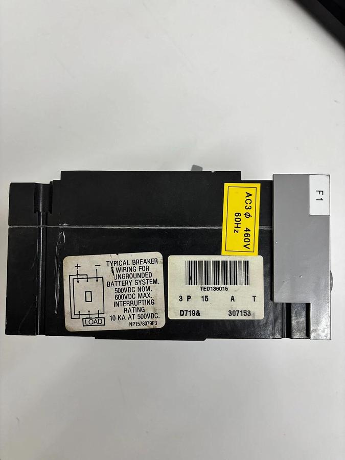 Used GE TED136015 Industrial Circuit Breaker
