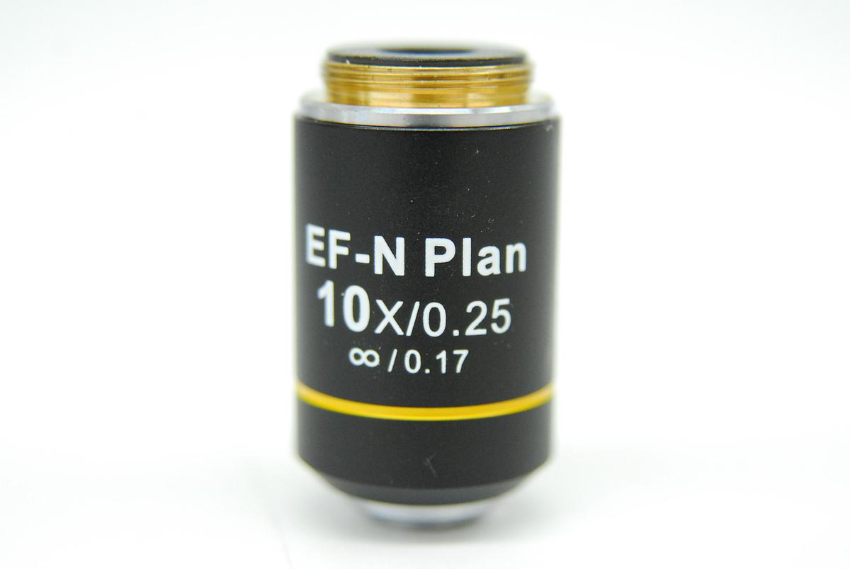 Used Motic EF-N Plan 10X/0.25 ∞/0.17 CCIS Infinity-Corrected RMS Microscope Objective