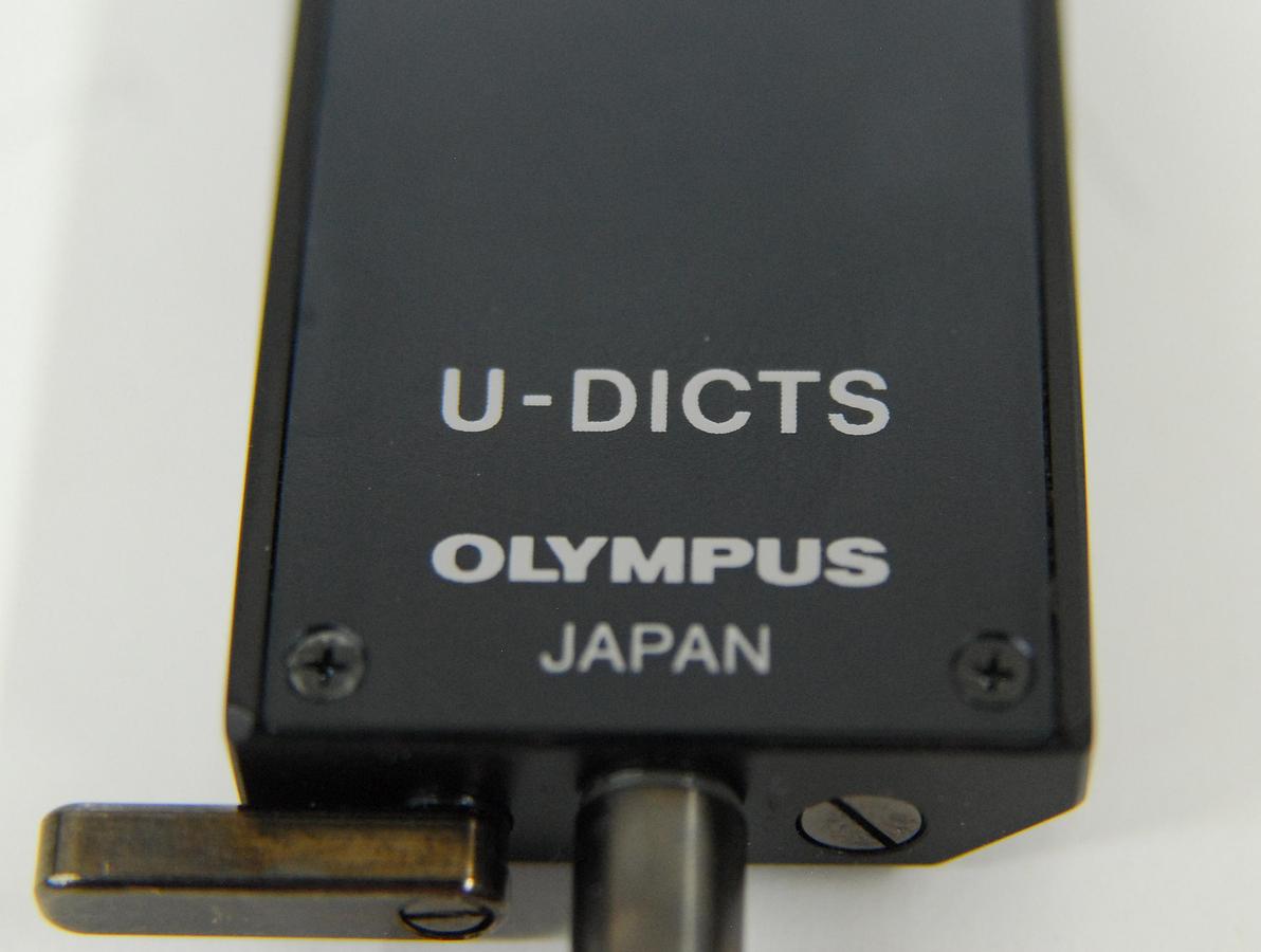 Used Olympus U-DICTS Microscope Nomarski DIC Prism Slider Shift Type (BX/IX)