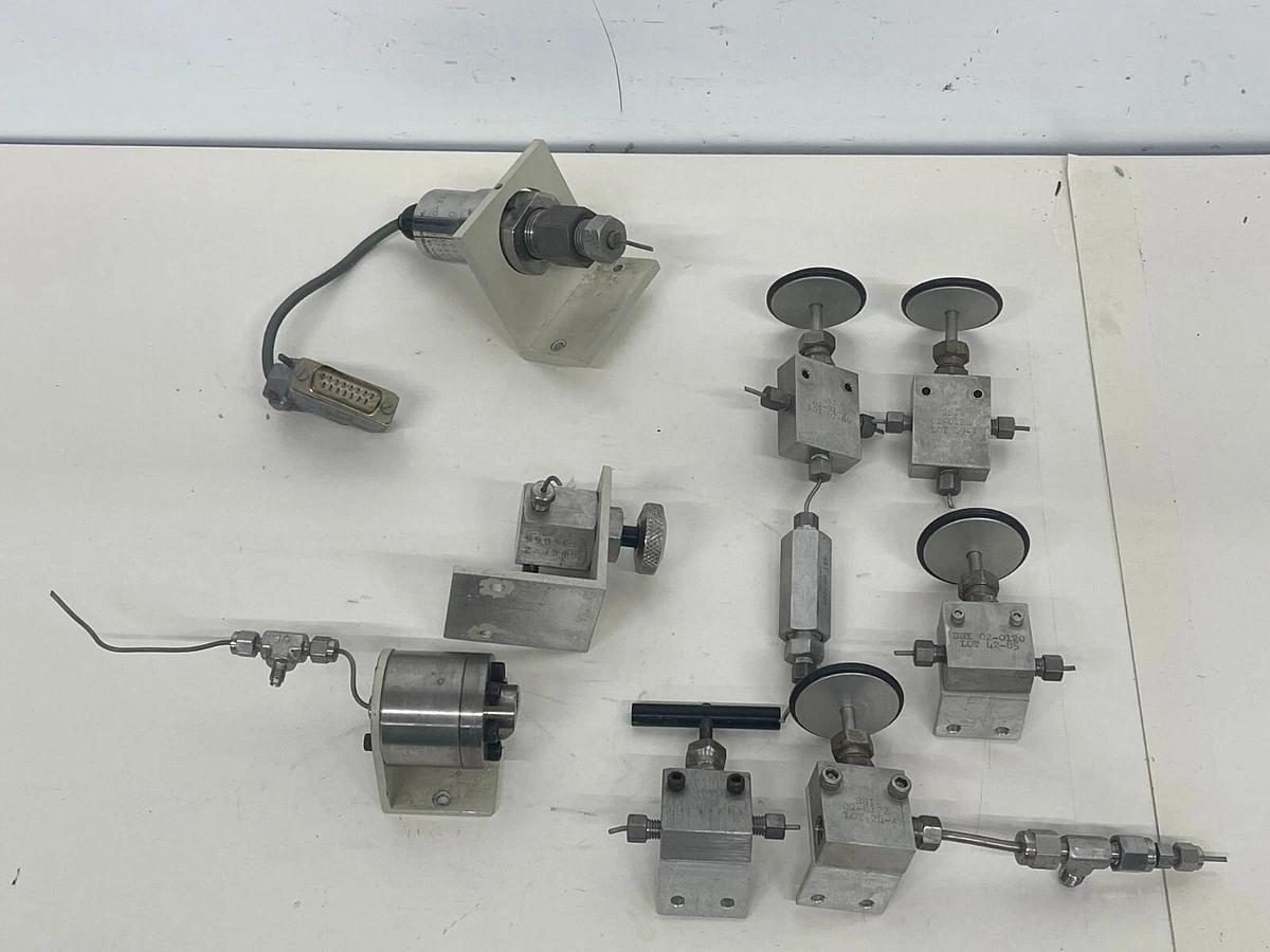 Used SSI, Precise Sensors - High Pressure Valves and Sensors - Lot of 8