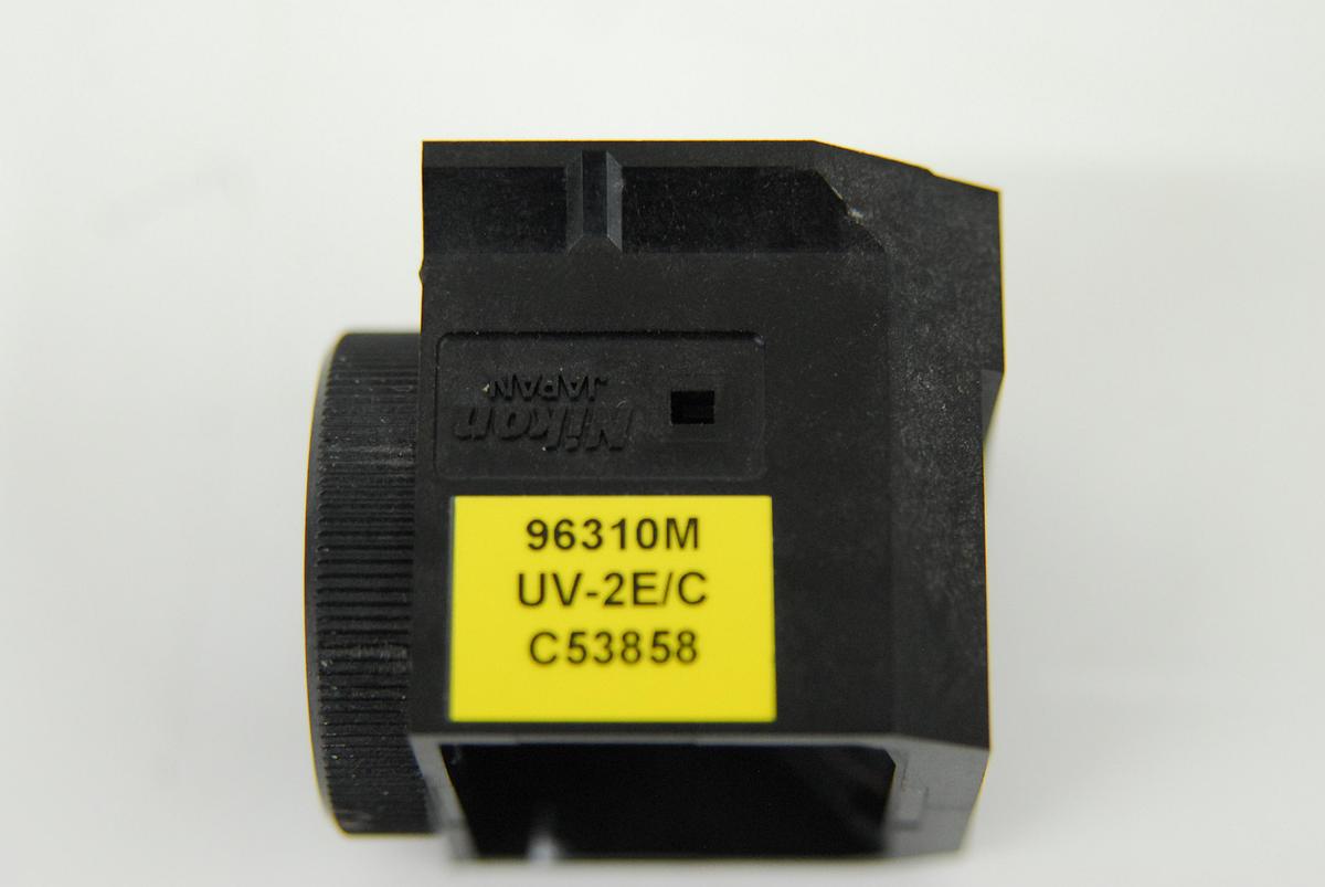 Used Nikon 96310M UV-2E/C C53858 Fluorescence Filter Cube (TE2000-E)