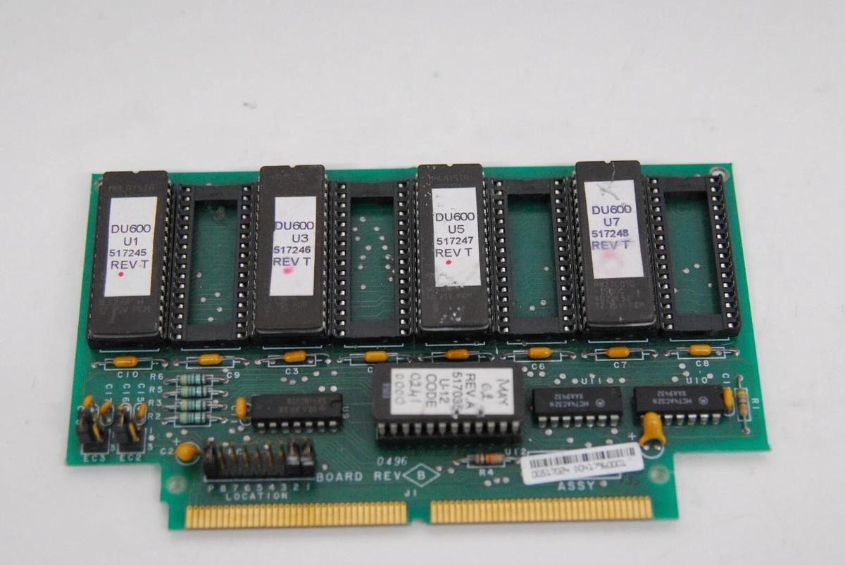 Used Beckman DU640i -Control Board 00517204 W/ Prom Card 00517024