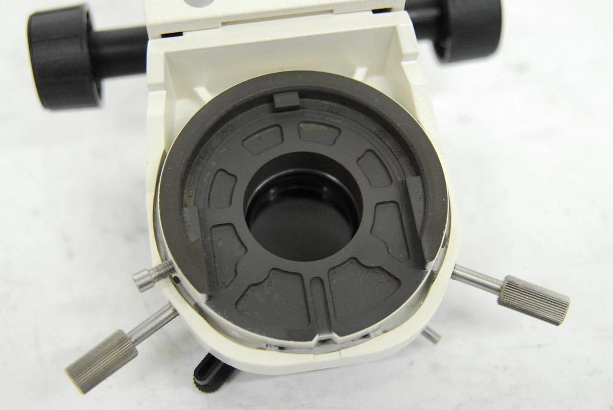 Used Zeiss 1016-201 Condenser Substage W/ 1121-813 Rotatable Polarizer D - Axiovert