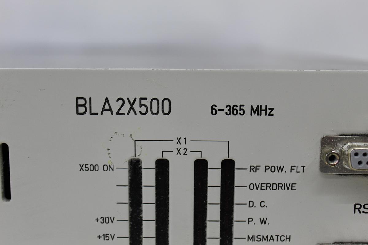 Used Bruker BLA2X500 W1345067 Dual 500W RF Power Amplifier 6-365MHz [NMR Spectrometer]